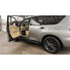 Боковые пороги Vision New Grey (2 шт., алюминий) для Nissan Patrol Y62 2010+
