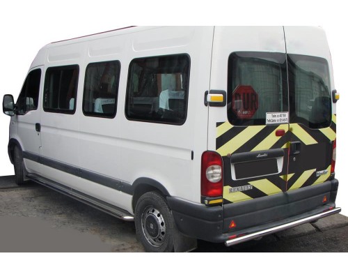 Задня дуга AK002 (нерж.) для Nissan Interstar 2004-2010