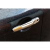 Накладки на ручки (4 шт) Место под чип, Carmos - Турецкая сталь для Nissan Juke 2010-2019 - 55722-11