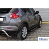 Задня дуга AK007 (нерж) для Nissan Juke 2010-2019