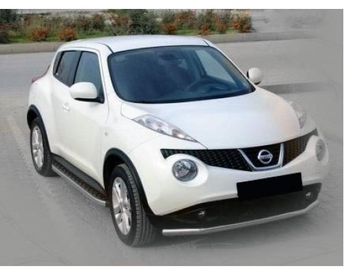 Передній захист ST008-2 (нерж) для Nissan Juke 2010-2019