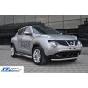 Бічні труби Ø60 (2 шт., нерж.) для Nissan Juke 2010-2019