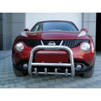 Кенгурятник QT006 (нерж) для Nissan Juke 2010-2019