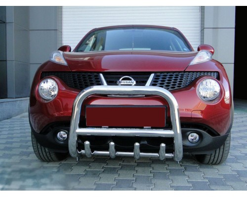 Кенгурятник QT006 (нерж) для Nissan Juke 2010-2019