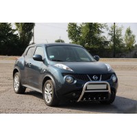 Кенгурятник QT012 (нерж) для Nissan Juke 2010-2019
