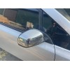 Накладки на зеркала (2 шт, нерж) OmsaLine - Итальянская нержавейка для Nissan Leaf 2010-2017