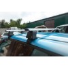 Автобагажник для гладкой крыши (хром, пара) для Nissan Leaf 2010-2017