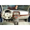 Накладки на панель Алюміній Nissan Micra K12 2003-2010