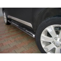 Боковые трубы (2 шт., нерж.) для Nissan Murano 2008-2014