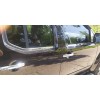 Наружняя окантовка стекол (4 шт, нерж.) OmsaLine - Итальянская нержавейка для Nissan Navara 2006-2015 - 48680-11