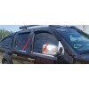 Наружняя окантовка стекол (4 шт, нерж.) OmsaLine - Итальянская нержавейка для Nissan Navara 2006-2015 - 48680-11