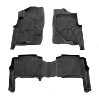 Коврики Stingray 3D (5 шт, полиуретан) для Nissan Navara 2006-2015 гг