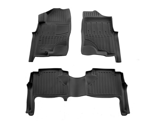 Коврики Stingray 3D (5 шт, полиуретан) для Nissan Navara 2006-2015 гг