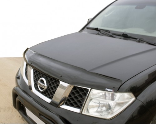 Дефлектор капота (EuroCap) для Nissan Navara 2006-2015 - 64825-11