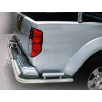 Задній захист AK003-Special (нерж) для Nissan Navara 2006-2015