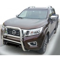 Кенгурятник WT018 (нерж) для Nissan Navara/NP300 2016+