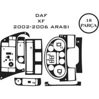 Накладки на панель (под дерево) для DAF XF95 2002-2006