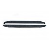 Боковые пороги Black Line (2 шт., алюминий) Короткая база для Nissan NV400 2010+ - 71324-11