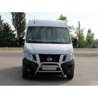 Кенгурятник WT022 (нерж.) для Nissan NV400 2010+