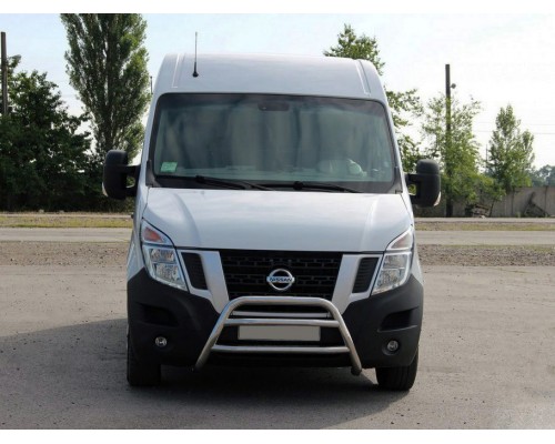 Кенгурятник WT022 (нерж.) для Nissan NV400 2010+