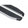 Боковые пороги Fullmond (2 шт., алюминий) Короткая база для Nissan NV400 2010+ - 71316-11