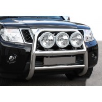 Кенгурятник WT018 (нерж) для Nissan Pathfinder R51 2005-2014