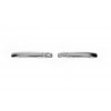 Накладки на ручки (2 шт, нерж) С чипом, Carmos - турецкая сталь для Nissan Pathfinder R51 2005-2014 - 56281-11