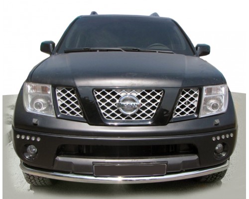 Передній захист ST008-2 (нерж) для Nissan Pathfinder R51 2005-2014