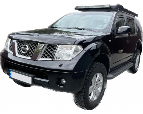 Дефлектор капота (EuroCap) для Nissan Pathfinder R51 2005-2014 - 64826-11