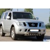 Кенгурятник WT008 (нерж) для Nissan Pathfinder R51 2005-2014