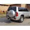 Задня дуга AK005-3 (нерж) для Nissan Patrol Y61 1997-2011