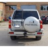 Задня дуга AK005-3 (нерж) для Nissan Patrol Y61 1997-2011