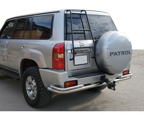 Задня дуга AK005-3 (нерж) для Nissan Patrol Y61 1997-2011