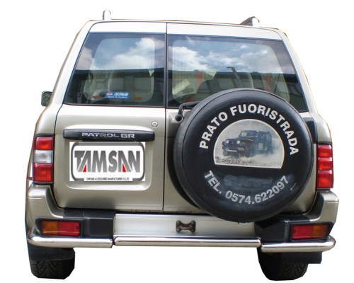 Задня дуга AK005-1 (нерж) для Nissan Patrol Y61 1997-2011