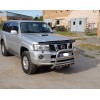 Кенгурятник QT007 (нерж) для Nissan Patrol Y61 1997-2011