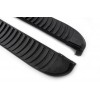 Боковые пороги Tayga Black (2 шт., алюминий) для Nissan Patrol Y62 2010+ - 78561-11