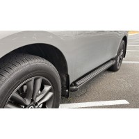 Бічні пороги Vision New Grey (2 шт., Алюміній) для Nissan Patrol Y62 2010+
