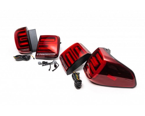 Задні LED ліхтарі RED-Sequential (2 шт) для Nissan Patrol Y62 2010+ - 72568-11
