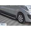 Бічні пороги Fullmond (2 шт, алюм.) Довга база для Nissan Primastar 2002-2014 - 73020-11