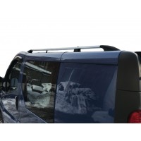 Рейлинги Хром Длинная база, Метал. ножка для Nissan Primastar 2002-2014