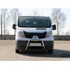 Кенгурятник QT-Spec (нерж.) для Nissan Primastar 2002-2014