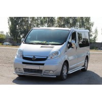 Nissan Primastar 2002-2014 Передній захист ST014 (нерж.)