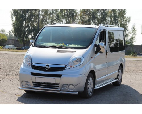 Nissan Primastar 2002-2014 Передняя защита ST014 (нерж.) - 64334-11