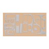 Накладки на панель Карбон для Nissan Primastar 2002-2014 - 64905-11