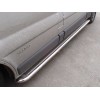 Nissan Primastar 2002-2014 Бічні пороги Premium (2 шт., нерж.) 60 мм, коротка база - 49166-11