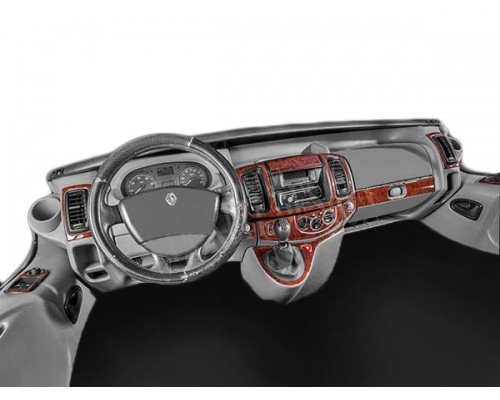 Nissan Primastar 2002-2014 Накладки на панель Титан - 64906-11