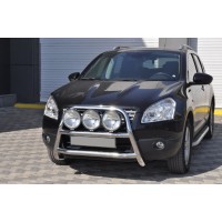 Кенгурятник WT018 (нерж.) для Nissan Qashqai 2007-2010