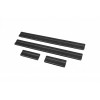 Накладки на пороги DDU (4 шт, пластик) для Nissan Qashqai 2007-2010