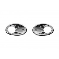 Накладки на противотуманки обводки (2 шт, пласт.) для Nissan Qashqai 2007-2010 гг
