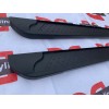 Бічні пороги Allmond Black (2 шт., Алюміній) для Nissan Qashqai 2007-2010 - 67385-11